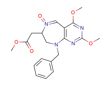 9-Benzyl-2,4-dimethoxy-7-(2-methoxy-2-oxoethyl)-8,9-dihydro-7H-pyrimido[4,5-e][1,4]diazepin-6-ium-6-olate