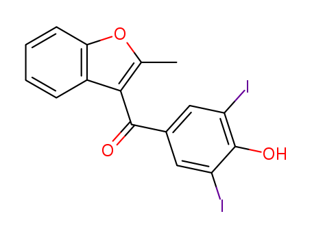 3-(3,5-DIIODO-4-HYDROXYBENZOYL)-2-METHYL-BENZOFURAN