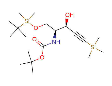 (3S,4S)-4-[N-(tert-Butoxycarbonyl)amino]-5-(tert-butyldimethylsiloxy)-1-trimethylsilylpent-1-yn-3-ol