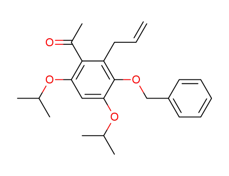 2-Allyl-3-benzyloxy-4,6-diisopropoxyacetophenone