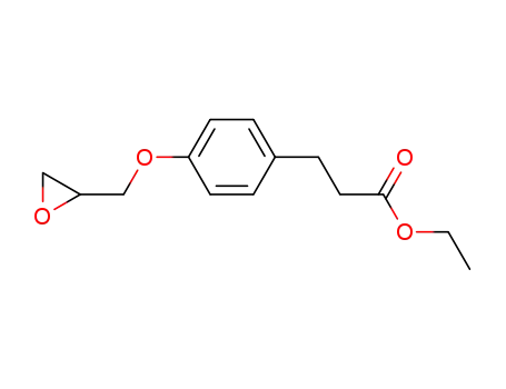 Benzenepropanoic acid, 4-(oxiranylmethoxy)-, ethyl ester
