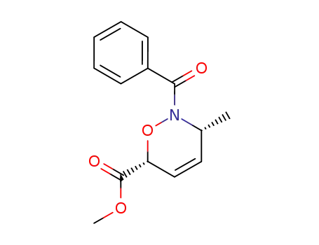 2-benzoyl-3<i>c</i>-methyl-3,6-dihydro-2<i>H</i>-[1,2]oxazine-6<i>r</i>-carboxylic acid methyl ester