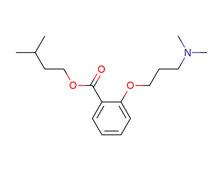 iso-amyl O-(3-dimethylaminopropyl)salicylate