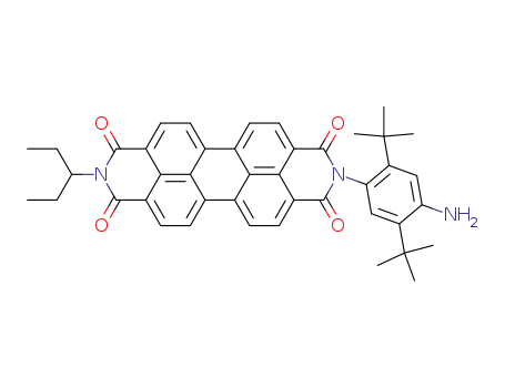 N-(1-ethylpropyl)-N'-(4-amino-2,5-di-tert-butylphenyl)perylene-3,4:9,10-tetracarboxylic diimide
