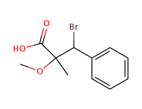 3-bromo-2-methoxy-2-methyl-3-phenyl-propionic acid