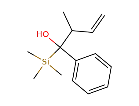 Molecular Structure of 141423-42-9 (Benzenemethanol, a-(1-methyl-2-propenyl)-a-(trimethylsilyl)-)