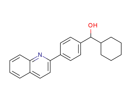 alpha-Cyclohexyl-4-(2-quinolinyl)benzenemethanol