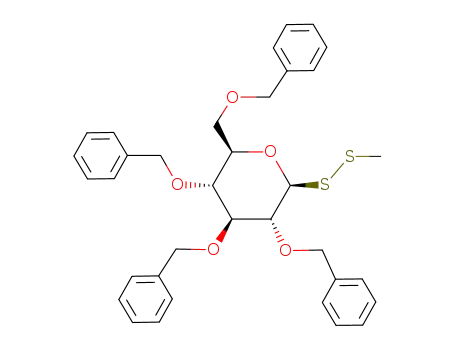 methyl 2,3,4,6-tetra-O-benzyl-β-D-glucopyranosyl disulfide