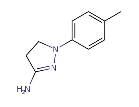 1H-Pyrazol-3-amine, 4,5-dihydro-1-(4-methylphenyl)-