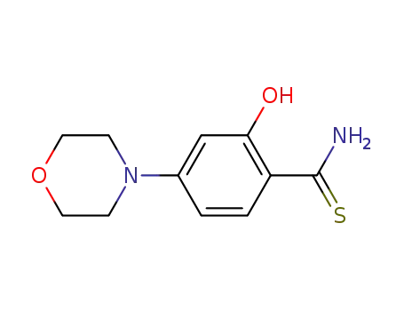 Benzenecarbothioamide, 2-hydroxy-4-(4-morpholinyl)-