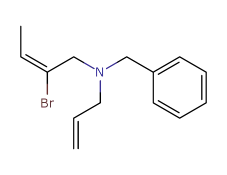 N-benzyl-N-(2-bromo-2-buten-1-yl)-N-(2-propen-1-yl)amine