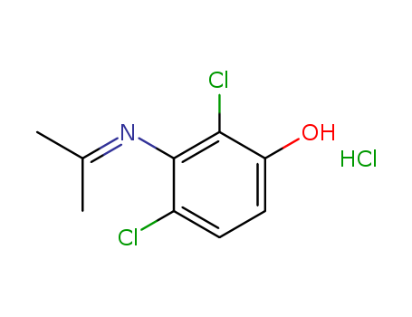 2,4-DICHLORO-3-[(1-METHYLETHYLIDENE)AMINO]PHENOL HCL