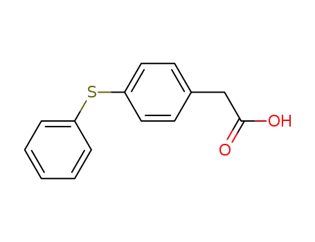 Molecular Structure of 6317-61-9 (2-(4-phenylsulfanylphenyl)acetic acid)