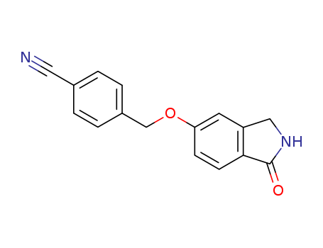 Benzonitrile, 4-[[(2,3-dihydro-1-oxo-1H-isoindol-5-yl)oxy]methyl]-