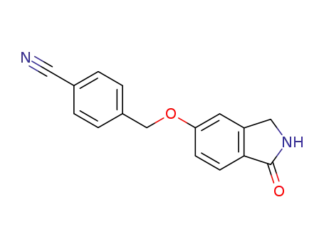 Benzonitrile,4-[[(2,3-dihydro-1-oxo-1h-isoindol-5-yl)oxy]methyl]-