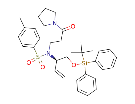 <i>N</i>-[1-(<i>tert</i>-butyl-diphenyl-silanyloxymethyl)-allyl]-4-methyl-<i>N</i>-(3-oxo-3-pyrrolidin-1-yl-propyl)-benzenesulfonamide