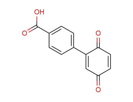 Molecular Structure of 30681-28-8 (Benzoic acid, 4-(3,6-dioxo-1,4-cyclohexadien-1-yl)-)