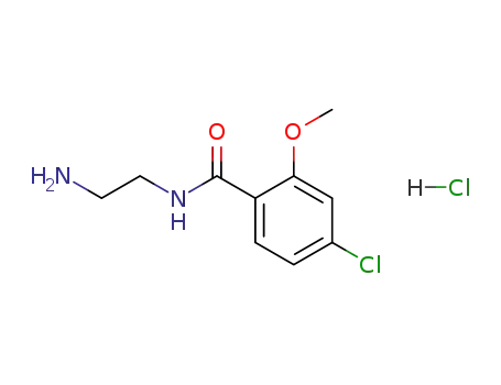 Benzamide, N-(2-aminoethyl)-4-chloro-2-methoxy-, monohydrochloride