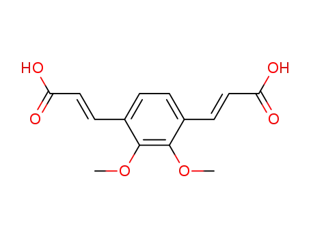 3,3'-(2,3-dimethoxy-1,4-phenylene)bisacrylic acid