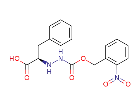 2-[<i>N</i>'-(2-nitro-benzyloxycarbonyl)-hydrazino]-3-phenyl-propionic acid