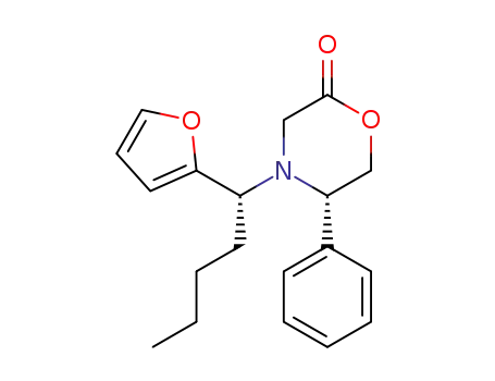 (5S,1'S)-N-[1'-(2-Furyl)pentyl]-5-phenylmorpholin-2-one