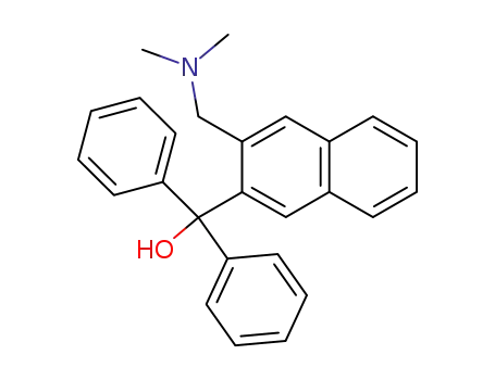 Molecular Structure of 14723-45-6 ({3-[(dimethylamino)methyl]naphthalen-2-yl}(diphenyl)methanol)