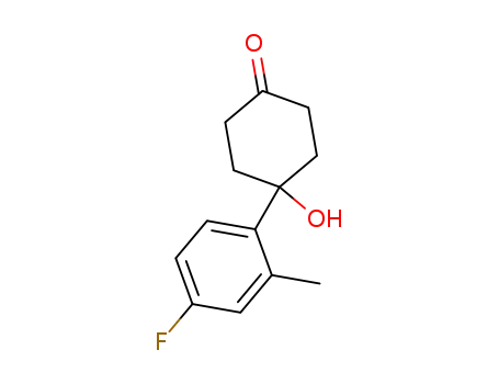 4-(p-fluoro-o-tolyl)-4-hydroxycyclohexanone
