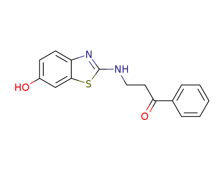 3-(6-hydroxy-benzothiazol-2-ylamino)-1-phenylpropan-1-one