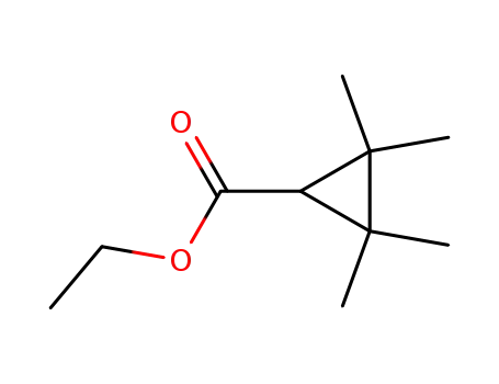 Molecular Structure of 771-10-8 (Ethyl 2,2,3,3-tetramethylcyclopropane-carboxylate)