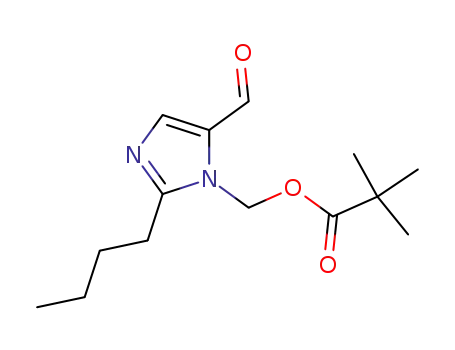 Molecular Structure of 133486-33-6 (2-n-butyl-1-pivalyloxymethylimidazol-5-carboxaldehyde)