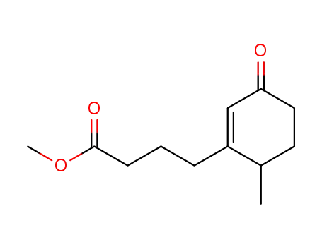 γ-<3-Keto-6-methylcyclohexen-(1)-yl-(1)>-buttersaeuremethylester