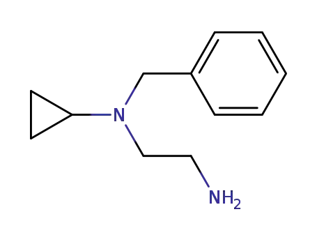 Molecular Structure of 91907-31-2 (N-benzyl-N-cyclopropylethane-1,2-diamine)