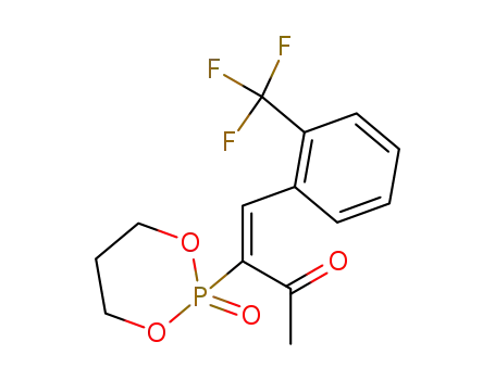 2-[1-(2-trifluoromethylbenzylidene)acetonyl]-2-oxo-1,3,2-dioxaphosphorinane