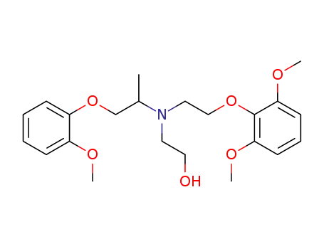 2-[[2-(2,6-dimethoxyphenoxy)ethyl][2-(2-methoxyphenoxy)-1-methylethyl]amino]-1-ethanol