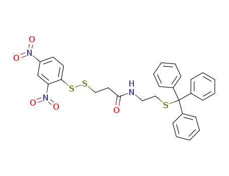 3-(2,4-dinitrophenyl)disulfanyl-N-(2-tritylsulfanylethyl)propanamide cas  3513-49-3