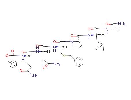 benzyl N-[1-[[1-[[3-benzylsulfanyl-1-[2-[[1-(carbamoylmethylcarbamoyl)-3-methyl-butyl]carbamoyl]pyrrolidin-1-yl]-1-oxo-propan-2-yl]carbamoyl]-2-carbamoyl-ethyl]carbamoyl]-3-carbamoyl-propyl]carbamate