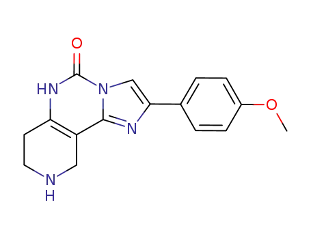2-(4-Methoxyphenyl)-7,8,9,10-tetrahydro-imidazo[1,2-c]pyrido[3,4-e] pyrimidin-5(6H)-one