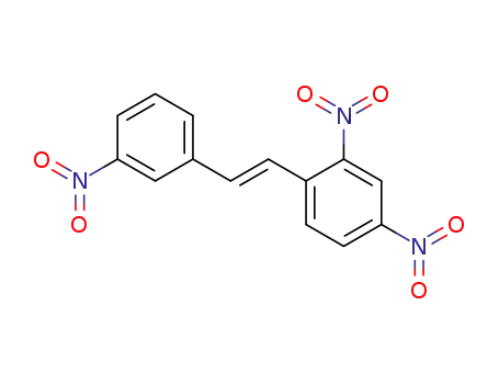 Molecular Structure of 61599-65-3 (Benzene, 2,4-dinitro-1-[(1E)-2-(3-nitrophenyl)ethenyl]-)