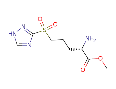 methyl (2S)-2-amino-5-(1H-1,2,4-triazol-3-ylsulfonyl)pentanoate