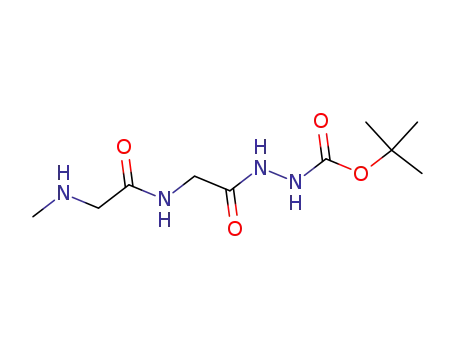 <i>N</i>'-[(2-methylamino-acetylamino)-acetyl]-hydrazinecarboxylic acid <i>tert</i>-butyl ester