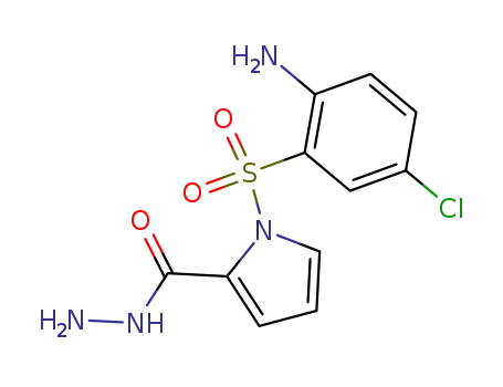 1H-Pyrrole-2-carboxylic acid, 1-[(2-amino-5-chlorophenyl)sulfonyl]-,
hydrazide