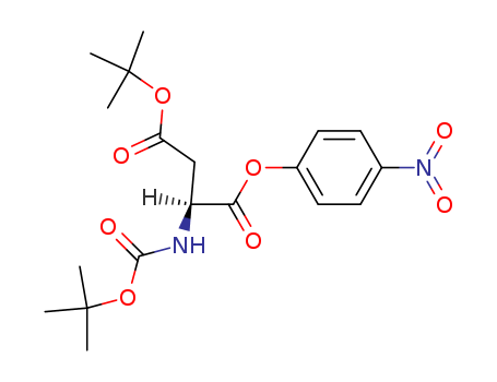 L-Asparticacid, N-[(1,1-dimethylethoxy)carbonyl]-, 4-(1,1-dimethylethyl)1-(4-nitrophenyl) ester