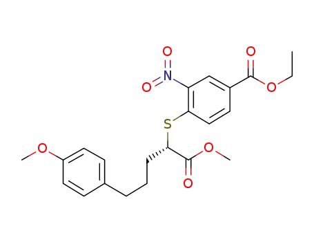 ethyl 4-{[(1S)-1-(methoxycarbonyl)-4-(4-methoxyphenyl)butyl]thio}-3-nitrobenzoate