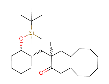 (2RS,1'S,2'S)-2-[2-(tert-butyldimethylsilyloxy)cyclohexylmethyl]cyclododecan-1-one