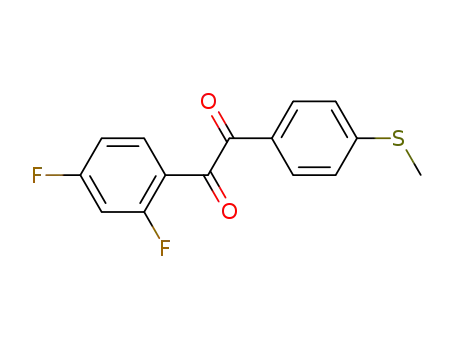 1-(2,4-difluorophenyl)-2-[4-(methylthio)phenyl]ethane-1,2-dione