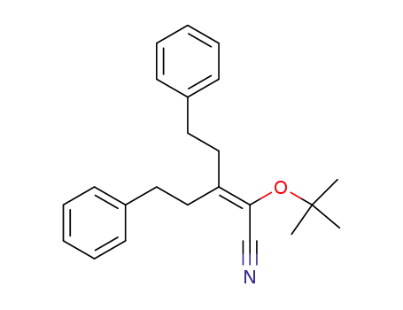 2-Pentenenitrile, 2-(1,1-dimethylethoxy)-5-phenyl-3-(2-phenylethyl)-