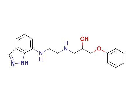 1-Phenoxy-3-[2-(indazol-7-ylamino)-ethylamino]-propan-2-ol