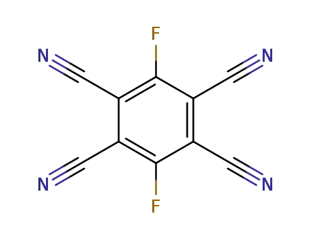 Molecular Structure of 60510-15-8 (1,2,4,5-Benzenetetracarbonitrile, 3,6-difluoro-)