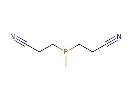 Molecular Structure of 4023-56-7 (Propanenitrile, 3,3'-(methylphosphinidene)bis-)