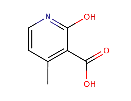Molecular Structure of 38076-81-2 (2-Hydroxy-4-methylpridine-3-carboxylic acid)